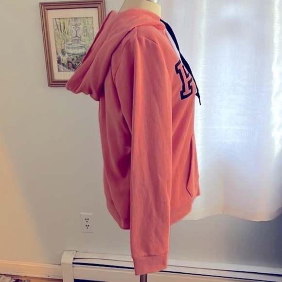 Victoria’s Secret pink full zip hoodie NWT size Large - Picture 4 of 7